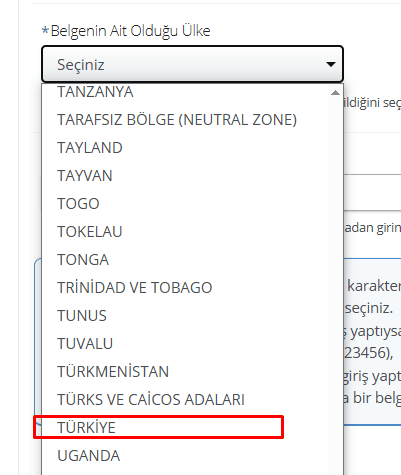 e-devlet imei kaydetme